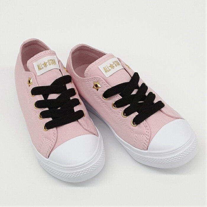 コンバース チャイルド オールスター ライト ゴールドプラススリップ オックスCONVERSE CHILD ALLSTAR LIGHT GOLDPLUS SLIP OXキャンバス スリッポン キッズ スニーカーピンク送料無料