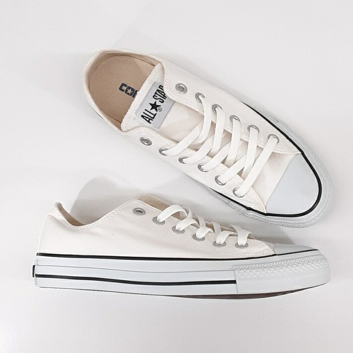 コンバース キャンバス オールスター カラーズ オックスCONVERSE ALL STAR COLORS OXレディース スニーカーホワイト/ブラック 白 黒ライン【送料無料】