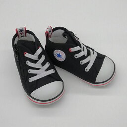 コンバース ベビー オールスターN スターテープ ジップCONVERSE BABY ALL STARN STARTAPE Zファーストシューズ よちよち 1歳ブラック