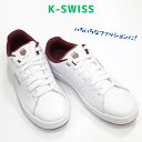 K-SWISS COURT CAMEO2ケースイス コート カメオ2メンズ スニーカー 合成皮革 男性 紳士コンフォートインソールホワイト/ボルシチ