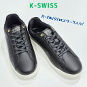 K-SWISS 2KSM0020 ケースイス WHコート メンズ スニーカー 合成皮革サイド ロゴマークカップインソール入り 男性 紳士 ブラック