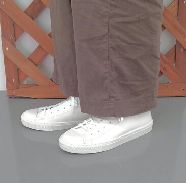 CONVERSE ALL STAR COUPE LEA OX　コンバース　オールスター クップ　レザー オックス　ホワイト　レディース