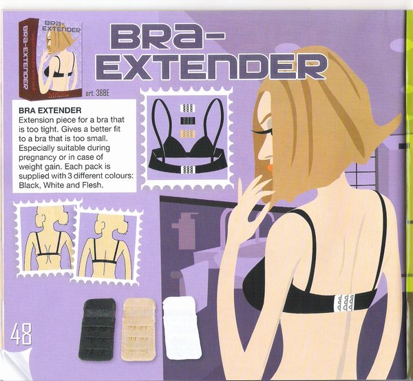 Magic マジック 延長フック 延長ホック BRA-EXTENDER ブラエクステンダー 2フック 3cm 2フック 3.8cm 3フック4.5cm