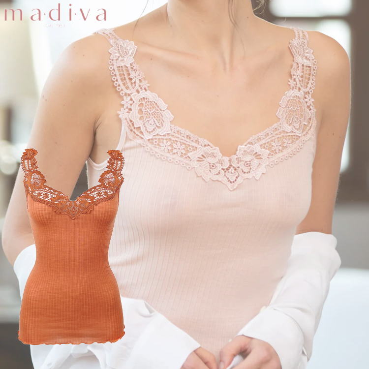 キャミソール タンクトップ インナー レディース ノースリーブ トップス おしゃれ セレブ リブ ウール シルク ノースリーブ 袖なし インナーウェア アンダー...