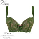 Chasney Beauty チェスニービューティー 3/4カップ ブラジャー FIONA GARDENGREEN ウェイクアップブラ ナイロン コットン ポリ...