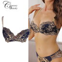 Chasney Beauty チェスニービューティー 3/4カップ ブラジャー レディース AMBER アンバー ミッドナイト ネイビー ウェイクアップブラ ナ...