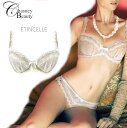 Chasney Beauty チェスニービューティー 3/4カップ ブラジャー レディース ETINCELLE エタンセル バストを中心へ寄せ上げ 自然な丸みの...