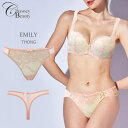 Chasney Beauty チェスニービューティー タンガ Tバック EMILY エミリー S M L レース ピンク 豪華 レース きれい 伸縮性 リボン ...