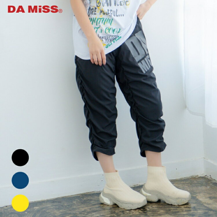 DAMISS ダミス Kパンツ カプリ ヨガパンツ 1331-0201 M L ブラック ネイビー イエロー