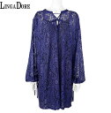 レース チュニック トップス ルームウェア 部屋着 高級感 オールレース ドレス 6203p-1 ブルーリボン M LINGA DORE リンガドーレ