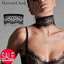 Maison Close メゾンクローズ 560352 レース チョーカー ネック アクセサリー ブラック おしゃれ セクシー 上品 セレブ 高貴 ACCROCHE COEUR