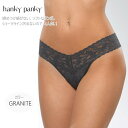 hanky panky ハンキーパンキー タンガ Tバック レディース 4911-G1 ワンサイズ 伸縮性が良く 締め付け感がないローライズタイプ 最小限のカバーなのでお尻の美しさが引き立ちます