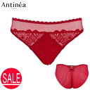 Antinea アンティネア ショーツ レディース 40 L CCC0722 レッド 高級インポートランジェリー レース使いが美しい アンティニア