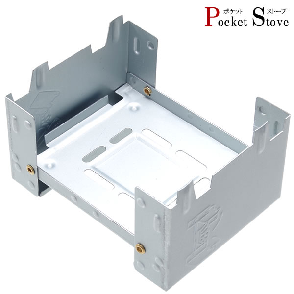 【メール便/送料無料】ポケットコンロ ミニコンロ ストーブ ポケットサイズ 固形燃料ストーブ 非常用 キャンプ アウトドア
