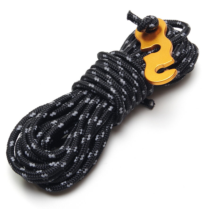 【メール便/送料無料】テント ロープ 4本セット パラコード ガイロープ 張り網 ロープスライダー 付き 3mm 4M タープ アウトドア キャンプ通販格安セール情報 楽天 通販
