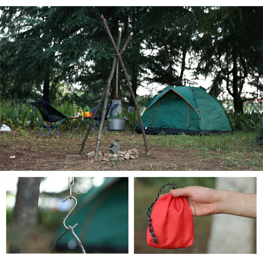 【メール便/送料無料】トライポッド アタッチメント 焚き火 三脚 自作 金具 アウトドア キャンプ おしゃれ かっこいい ブッシュクラフト ソロ ギア通販格安セール情報 楽天 通販