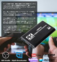 キャプチャーボード カード 4K@60Hz パススルー対応 1080P 60FPS USB3.0 外付け PS4 Switch スマホ PC ソフトウェアエンコード