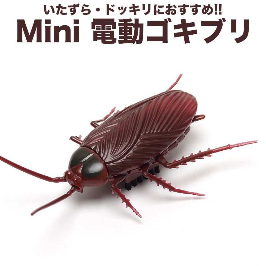 リアル 電動 ゴキブリ 動く 猫のおもちゃ 猫じゃらし ドッキリ いたずら おもしろ グッズ 面白 ネタのサムネイル