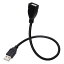 ե쥭֥륢 USB Ĺ ֥ USB2.0 ° 35cm ᥹ -  A  ֥å 