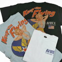 AVIREX アヴィレックス(アビレックス) 783-3134104 ピンナップガール U.S.A.F. Keep 039 en FLYING Tシャツ T-SHIRT バックプリント半袖Tシャツ