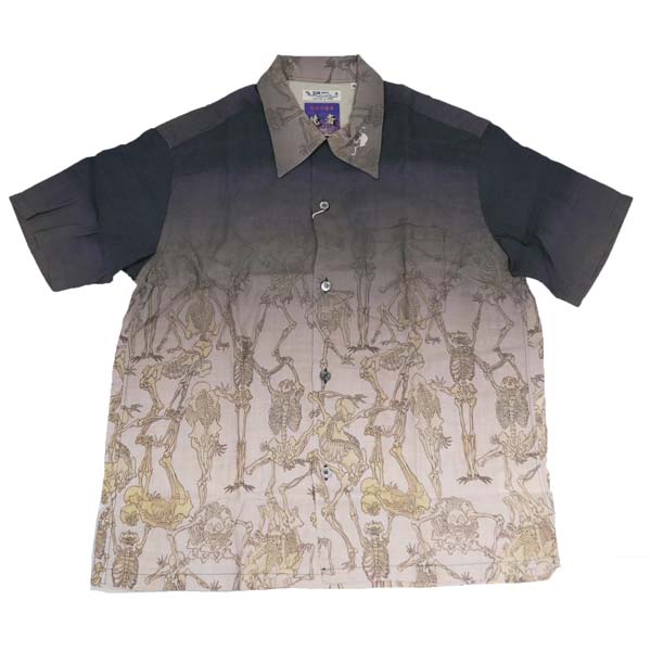 東洋 SUN SURF SS39129 サンサーフ EDITIONSUN SURF × 河鍋暁斎 SPECIAL EDITION　 “画鬼 狂斎”　半袖アロハシャツ