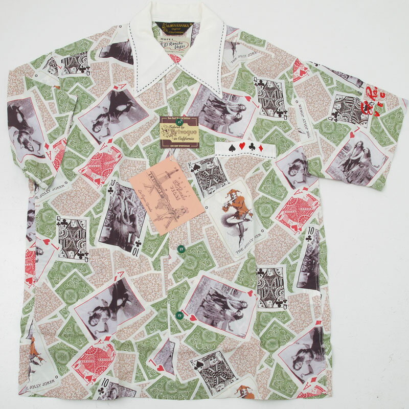 東洋 SUNSURF サンサーフ SUN SURF SPECIAL EDITION SS37258-105 「NUDE TRUMP」 半袖アロハシャツ