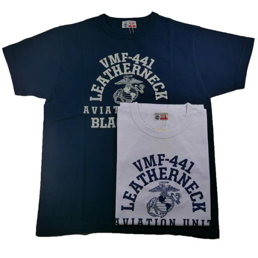 Buzz Ricksons バズリクソンズ BR79404 VMF-441 プリント 半袖Tシャツ Buzz Ricksons バズリクソンズ BR79404 VMF-441 プリント 半袖Tシャツ
