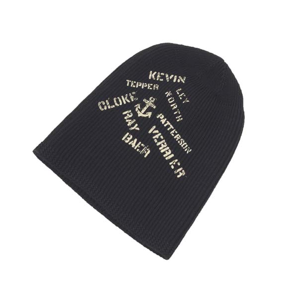 Buzz Ricksons バズリクソンズ BR02721 U.S.N WATCH CAP STENCIL ワッチキャップ ニット帽 ネイビー