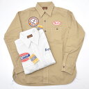 【送料無料】 Buzz Ricksons バズリクソンズ BR26079 CONTRACTOR SHIRT コントラクターシャツ 長袖シャツ