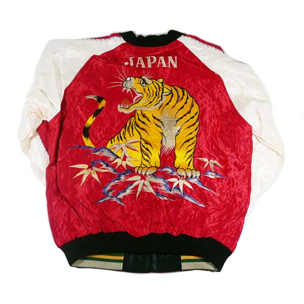 楽天casualyanagi東洋 TAYLOR TOYO TT15390-165 / Early 1950s Style Acetate Souvenir Jacket “ROARING TIGER” × “EAGLE” スカジャン