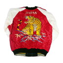 m TAYLOR TOYO TT15390-165 / Early 1950s Style Acetate Souvenir Jacket gROARING TIGERh ~ gEAGLEh XJW