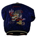 m TAYLOR TOYO TT15491-128 / Early 1950s Style Acetate Souvenir Jacket gDRAGON HEADh ~ gROARING TIGERh AZe[g X[׃jAWPbg XJW