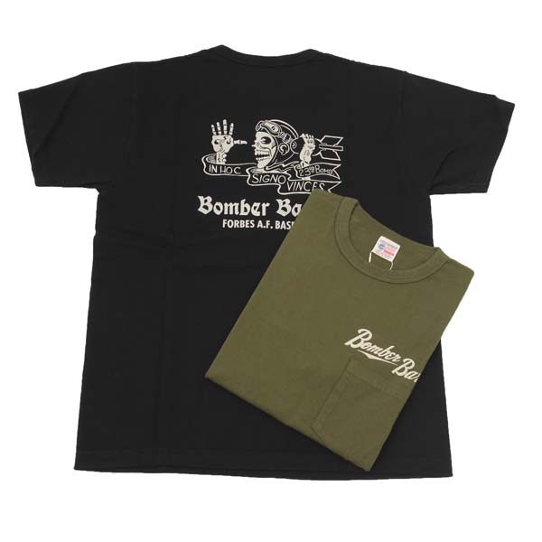 Buzz Ricksons バズリクソンズBR78824 Bomber Barons ボンバーバロン ポケット付き半袖Tシャツ