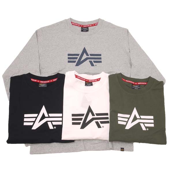 Alpha アルファ TC1550 アルファAマーク 長袖Tシャツ