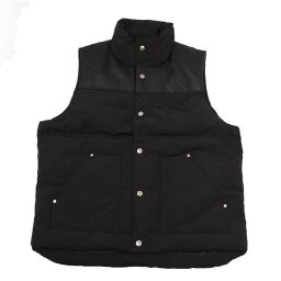 Schott ショット 3122071 COMBI DOWN VEST クラシック レザーヨーク コンビダウンベスト