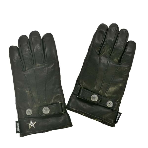 Schott ショット 782-4970045 スマホ対応 ショット ライダース グローヴ WINTER GLOVE SHORT ONE STAR ウィンターグローブショート ワンスター 革手袋