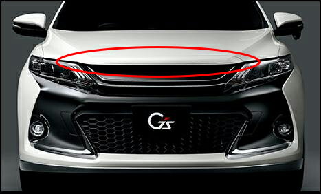  60系 ハリアー G'sボンネットフードモール TOYOTA HARRIER bonnet 60ハリアー