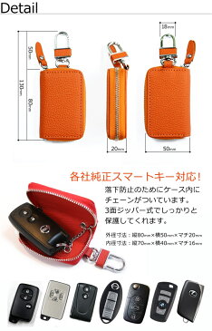 イニシャルリーフデザイン スマートキーケース 本革 スマートキーケース （全22色）スマートキーカバー ナチュラル プレゼント 本格レザー スマートキー キーケース【AWESOME/オーサム】レザーキーケース/キーカバー/レザー/おしゃれ/かわいい/送料無料