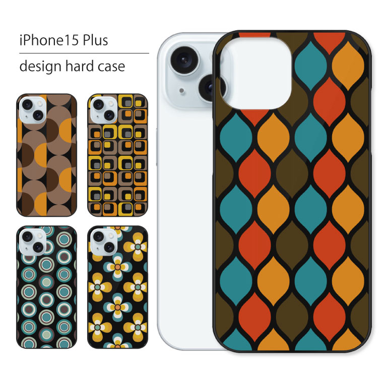 Rakuten - iPhone15 Plus ケース iPhone 15 Plus ケース アイフォン 15 プラス スマホケース スマホカバー カバー ハードケース おしゃれ かわいい 人気 ランキング デザイン シンプル 昭和 レトロ柄 モダン 携帯ケース 携帯カバー