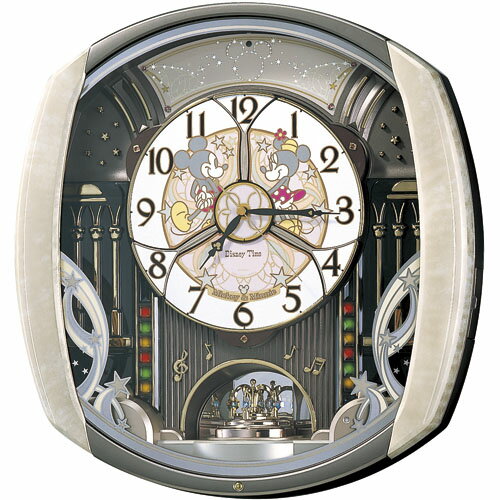 ディズニーからくり時計 セイコークロック ディズニータイム SEIKO FW563A 壁掛け時計 掛け時計 電波時計 ウォールクロック 報時 メロディ 名入れ 文字入れ ギフト プレゼント その1