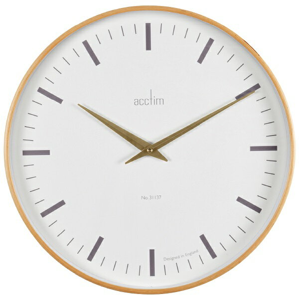 acctim 掛け時計 BONDE XL Wall Clock AC25001 LIGHT WOOD モダン イギリス