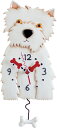 Allen Designs ホワイトテリア 振り子時計 P1328 アレンデザインズ テリア 時計 掛け時計 Wall Clock 壁掛け時計 手造り ギフト...