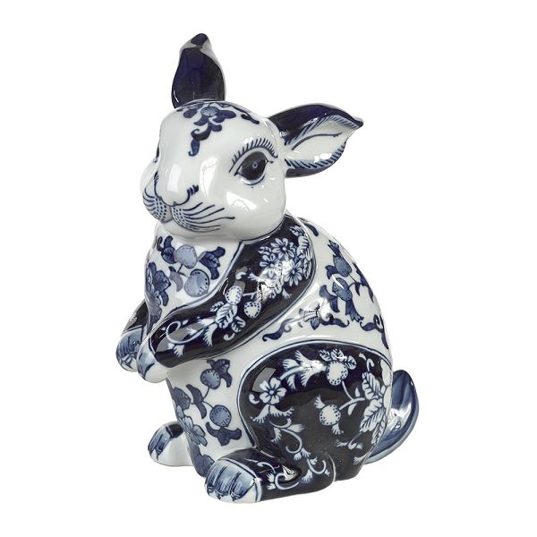 Ȣޥ͡Х󥯥PorcelainMoneyBank-Blue/WhiteRabbitPPB-R