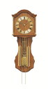 ウッドフレームの機械式が魅力　アームスAMS振り子時計　機械式　211-4 AMS掛け時計