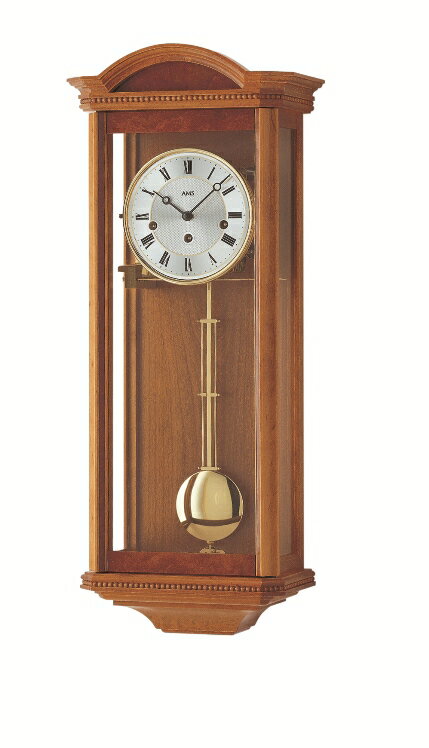 AMSアームス振り子時計　機械式　報時時計　2663-9 ドイツ製　AMS掛け時計　アームス掛け時計