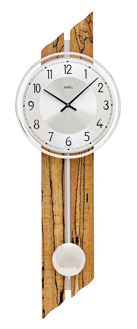 AMSアームス振り子時計　7468　ドイツ製 AMS掛け時計　アームス掛け時計 天然木