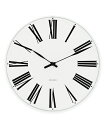 アルネ・ヤコブセン掛け時計 ARNE JACOBSEN Wall Clock ローマンクロック 160mm 43622 壁掛け時計 北欧 ROSENDAHL