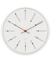 アルネ・ヤコブセン掛け時計　 ARNE JACOBSEN Wall Clock Bankers 290mm　43640　壁掛け時計　北欧　ROSENDAHL