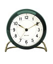 アルネ・ヤコブセン置き時計 目覚まし時計 ARNE JACOBSEN Table Clock 43677 STATION グリーン