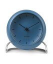 アルネ・ヤコブセン置き時計 目覚まし時計 ARNE JACOBSEN TABLE CLOCK CITY HALL STONE BLUE 43691 ストーンブルー